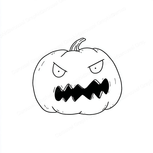 Jack-O-Lantern Vector Graphic preview