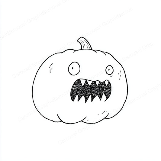 Jack-O-Lantern Vector Graphic preview