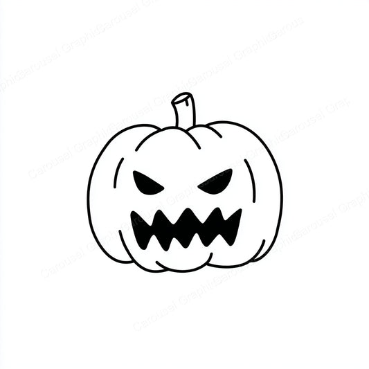 Jack-O-Lantern Vector Graphic preview