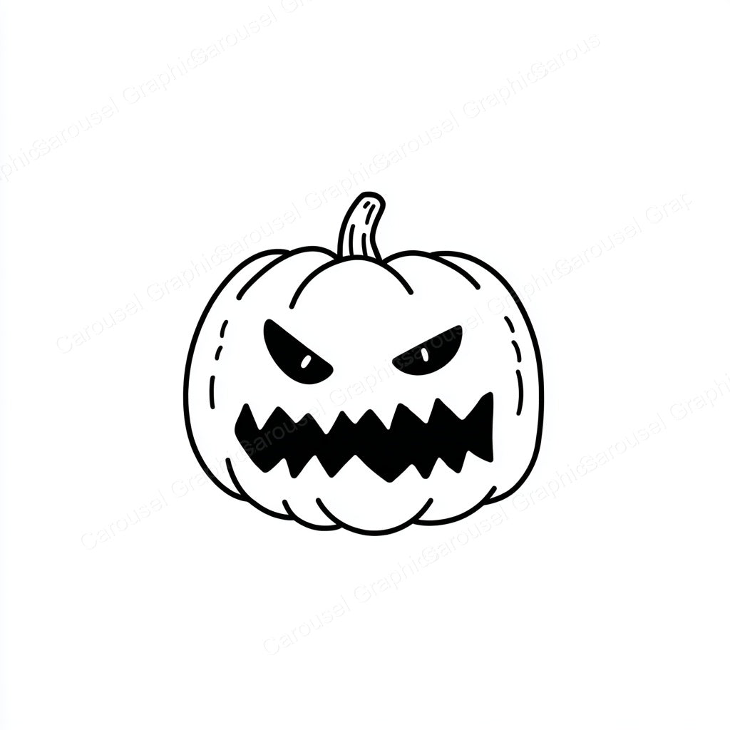 Jack-O-Lantern Vector Graphic preview