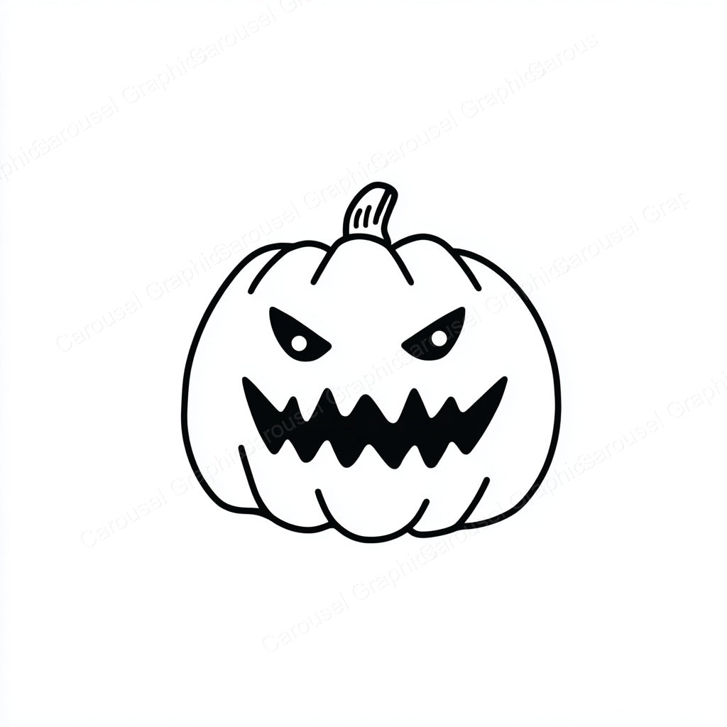 Jack-O-Lantern Vector Graphic preview
