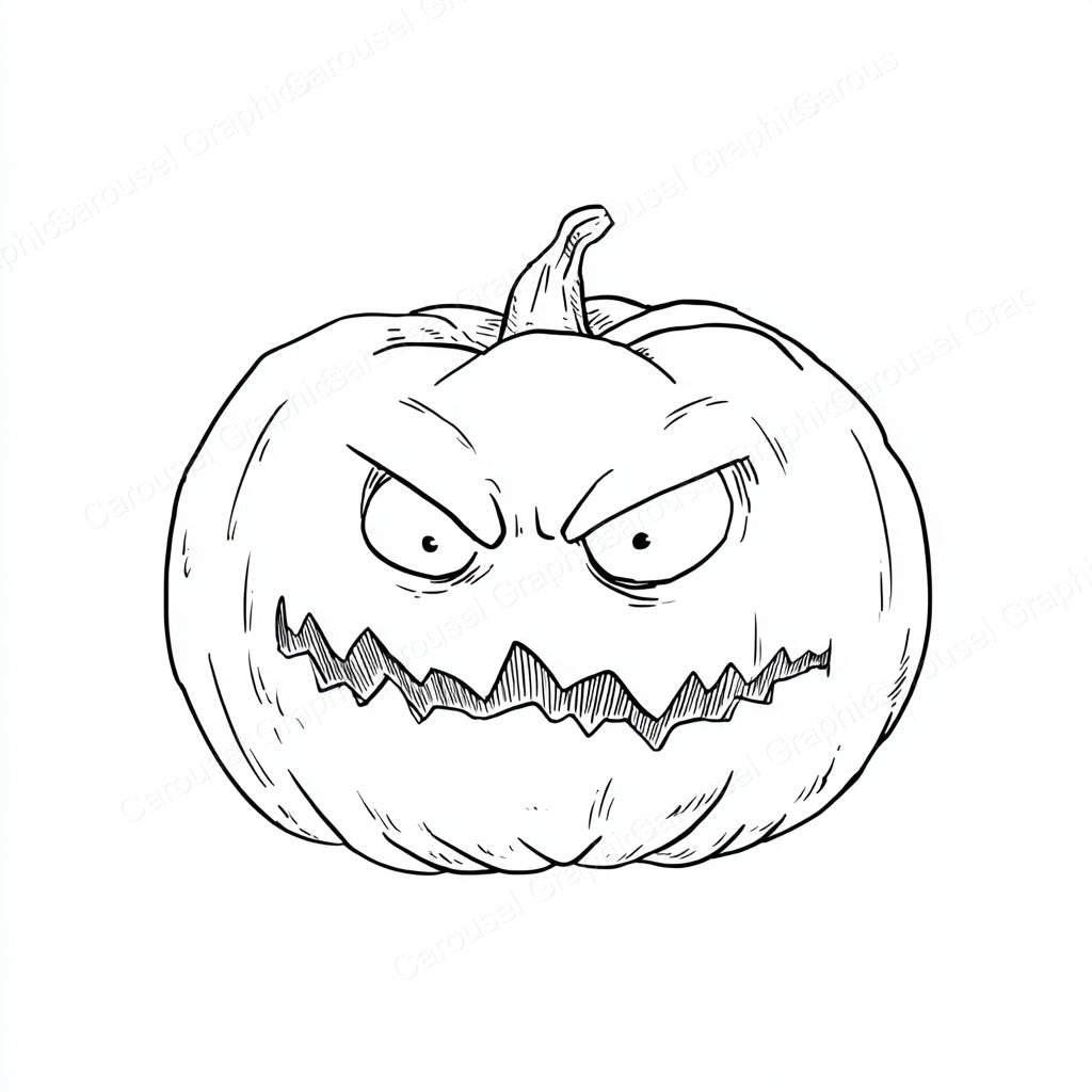 Jack-O-Lantern Vector Graphic preview