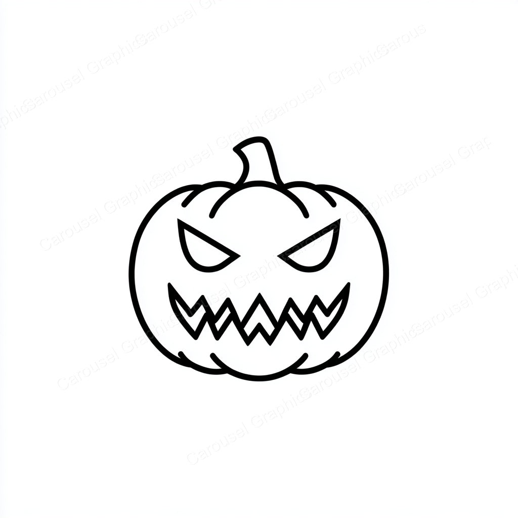 Jack-O-Lantern Vector Graphic preview