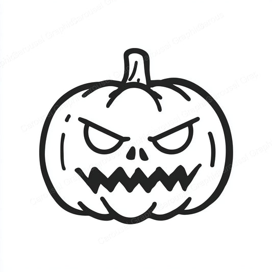 Jack-O-Lantern Vector Graphic preview
