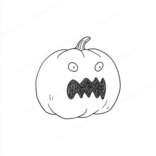 Jack-O-Lantern Vector Graphic preview