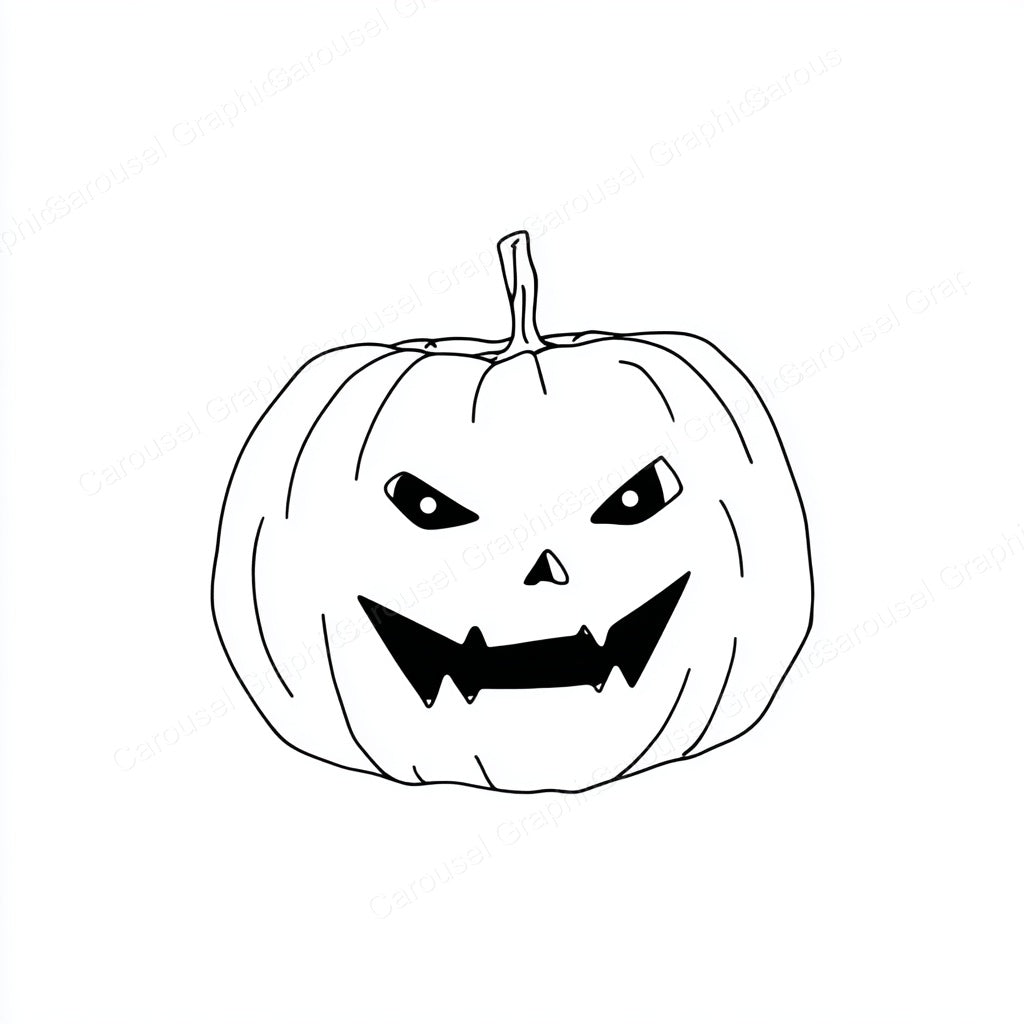 Jack-O-Lantern Vector Graphic preview