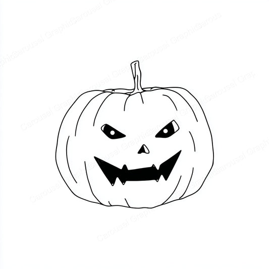 Jack-O-Lantern Vector Graphic preview