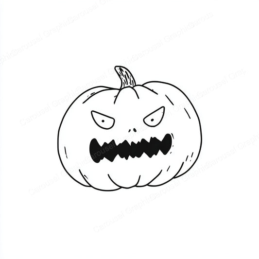 Jack-O-Lantern Vector Graphic preview