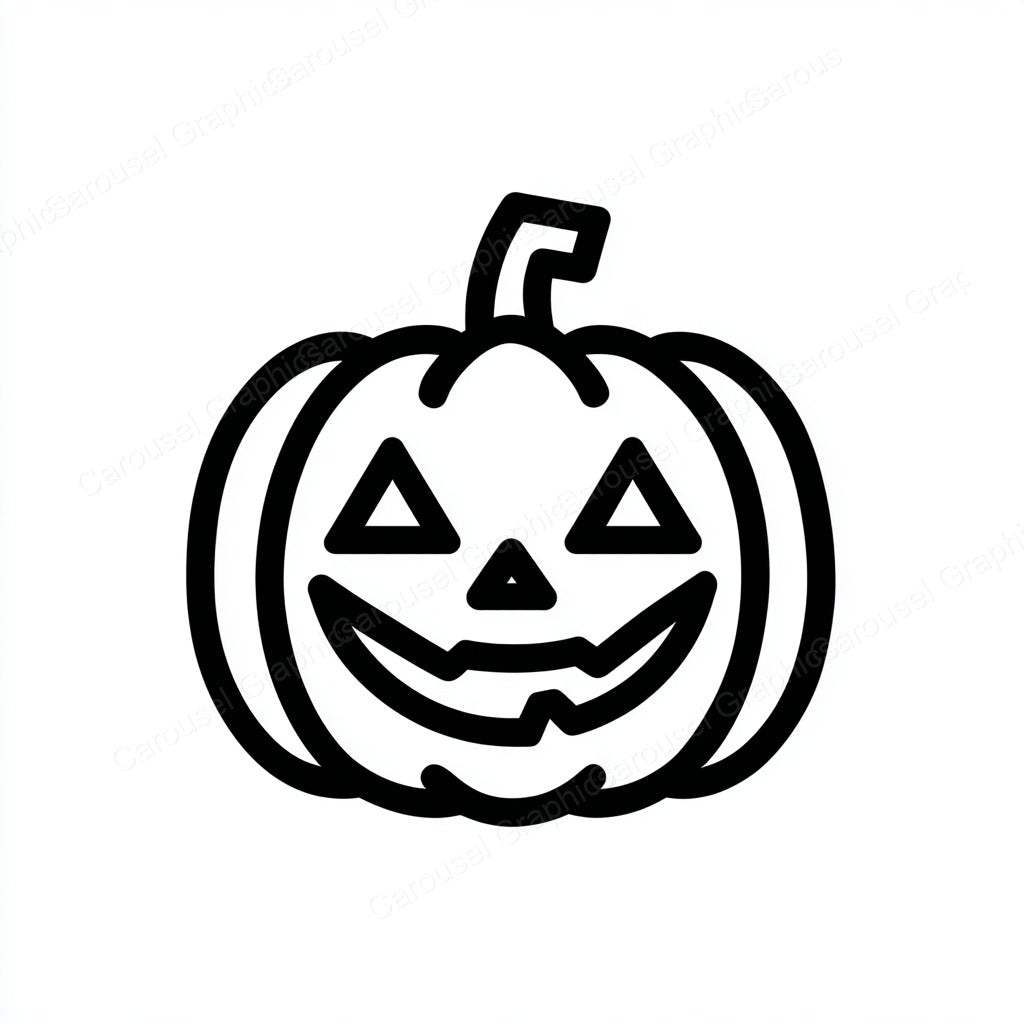 Jack-O-Lantern Vector Graphic preview