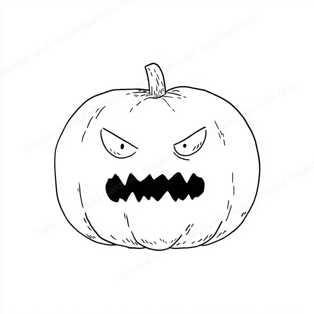 Jack-O-Lantern Vector Graphic preview