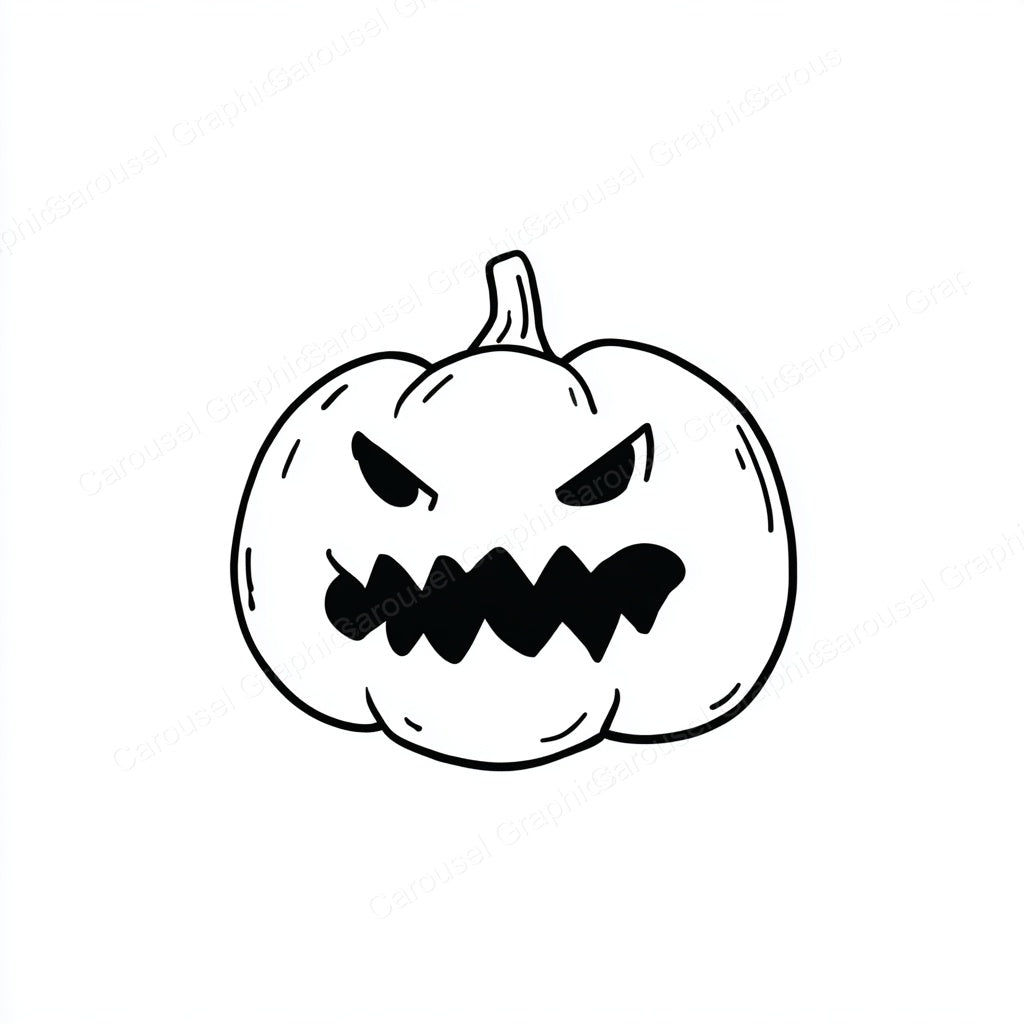 Jack-O-Lantern Vector Graphic preview