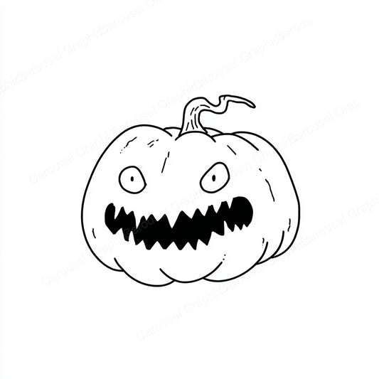 Jack-O-Lantern Vector Graphic preview