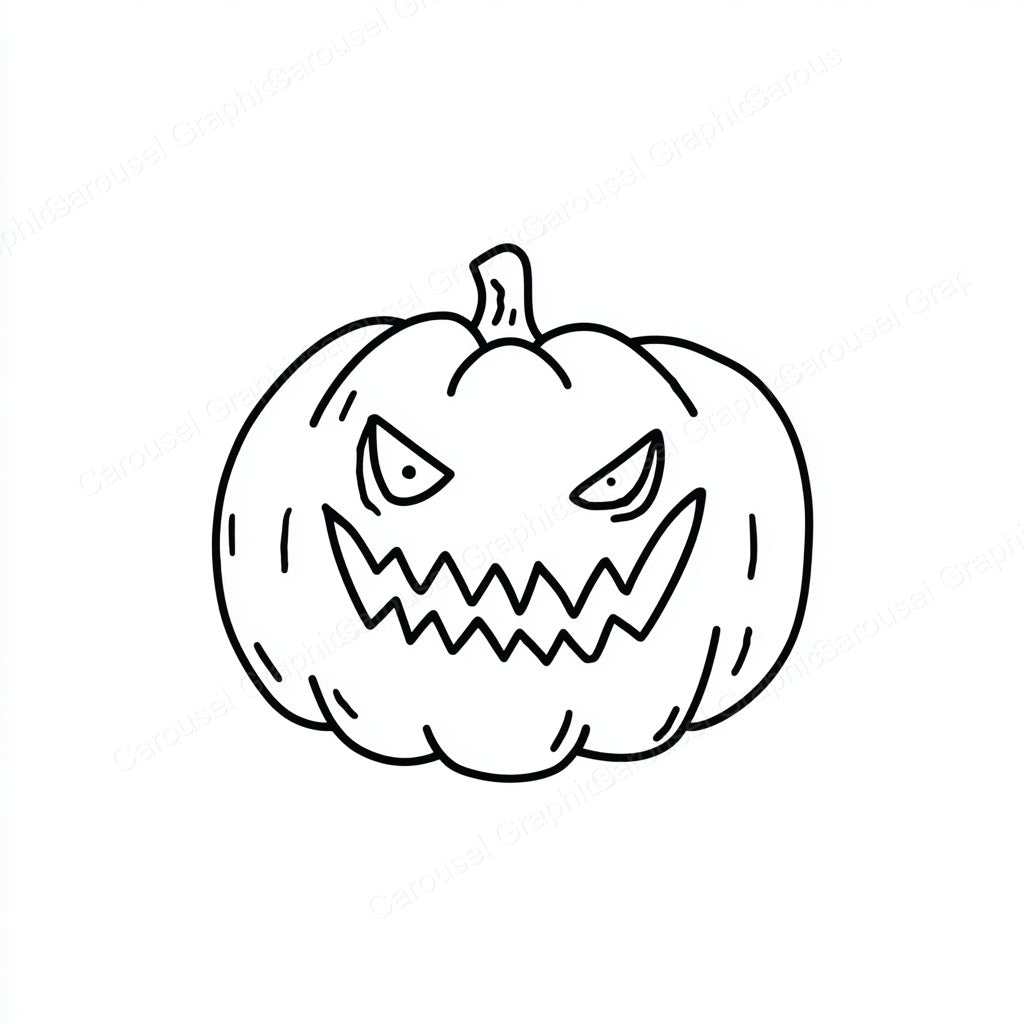 Jack-O-Lantern Vector Graphic preview