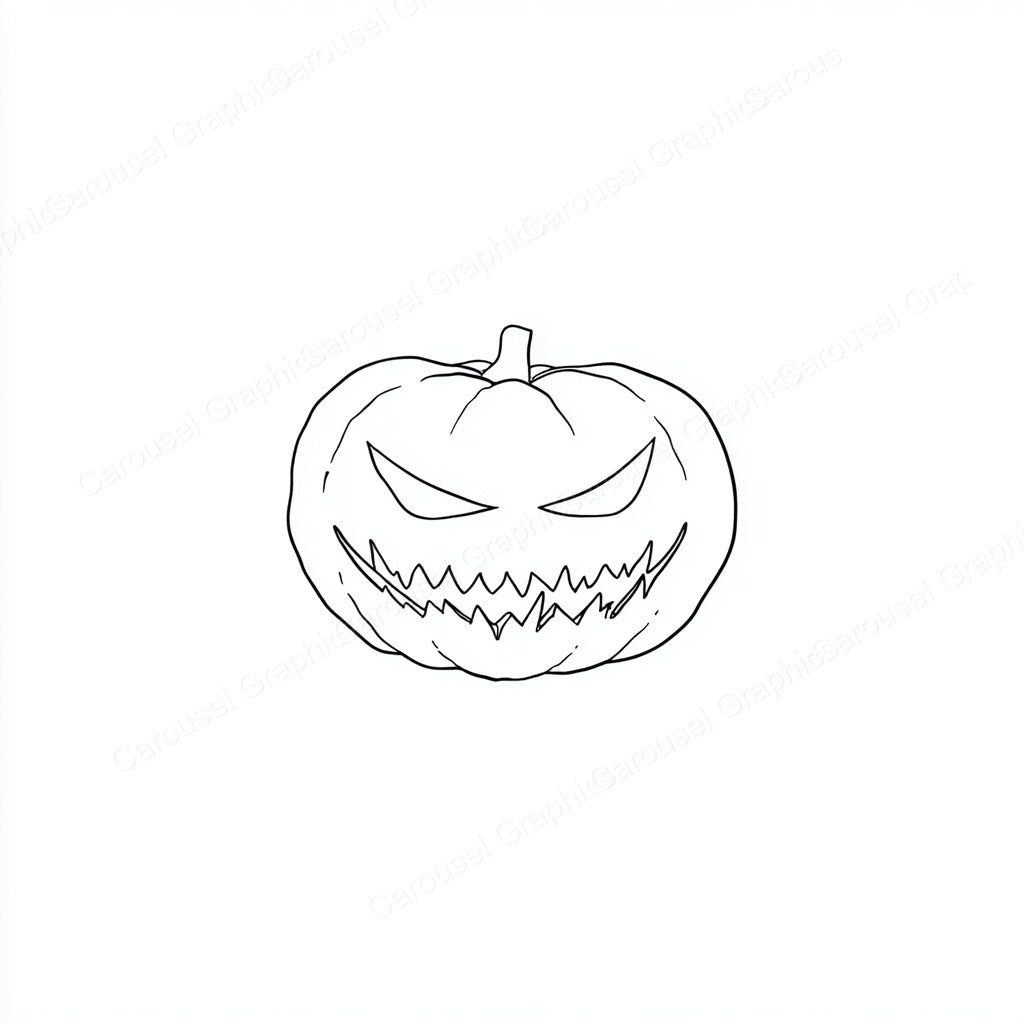 Jack-O-Lantern Vector Graphic preview