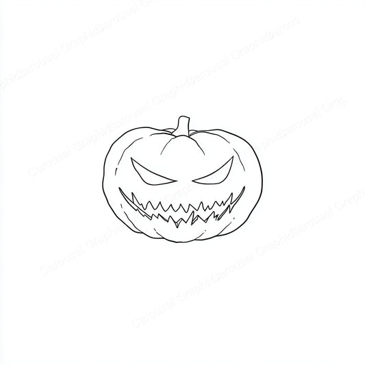 Jack-O-Lantern Vector Graphic preview