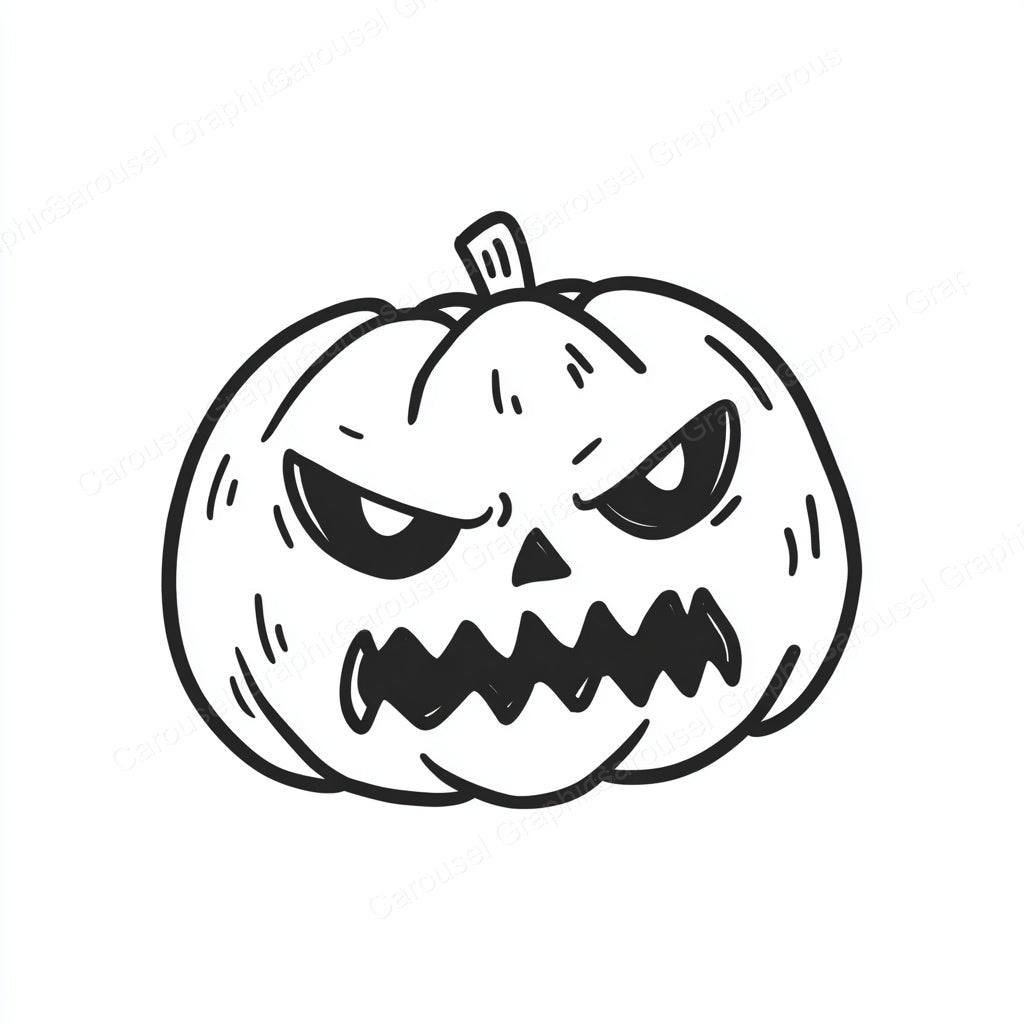 Jack-O-Lantern Vector Graphic preview