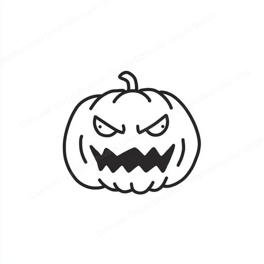 Jack-O-Lantern Vector Graphic preview
