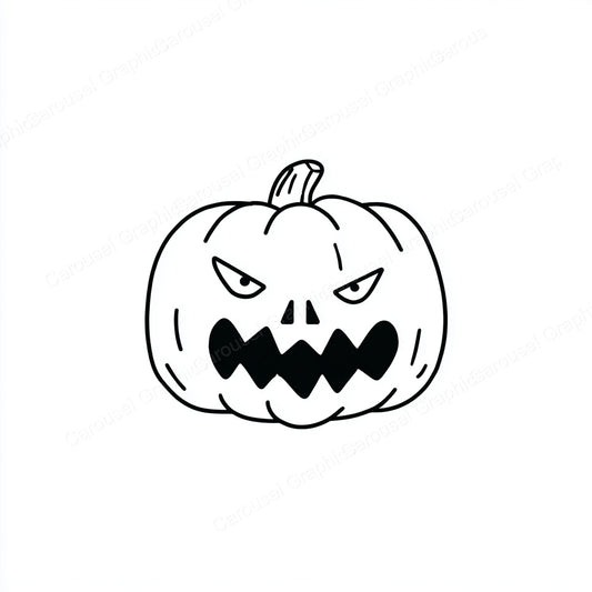 Jack-O-Lantern Vector Graphic preview