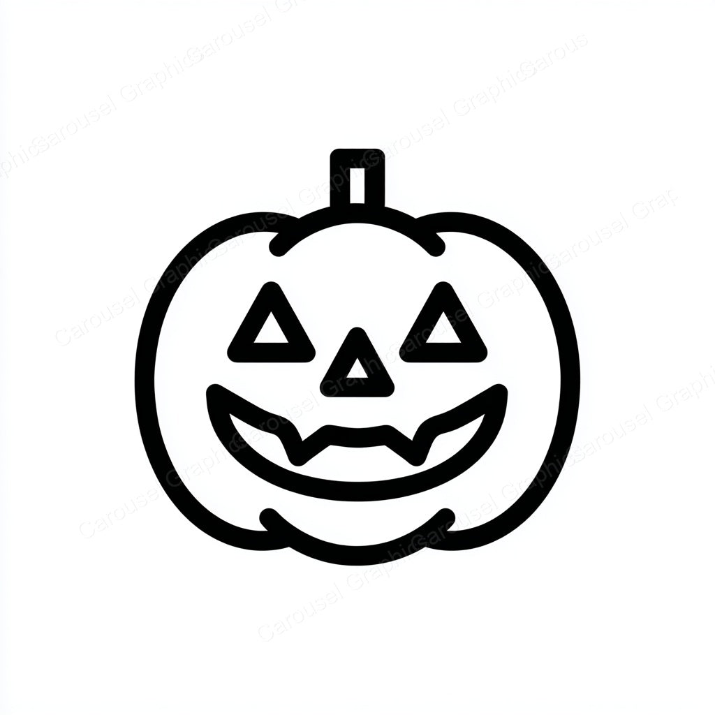 Jack-O-Lantern Vector Graphic preview