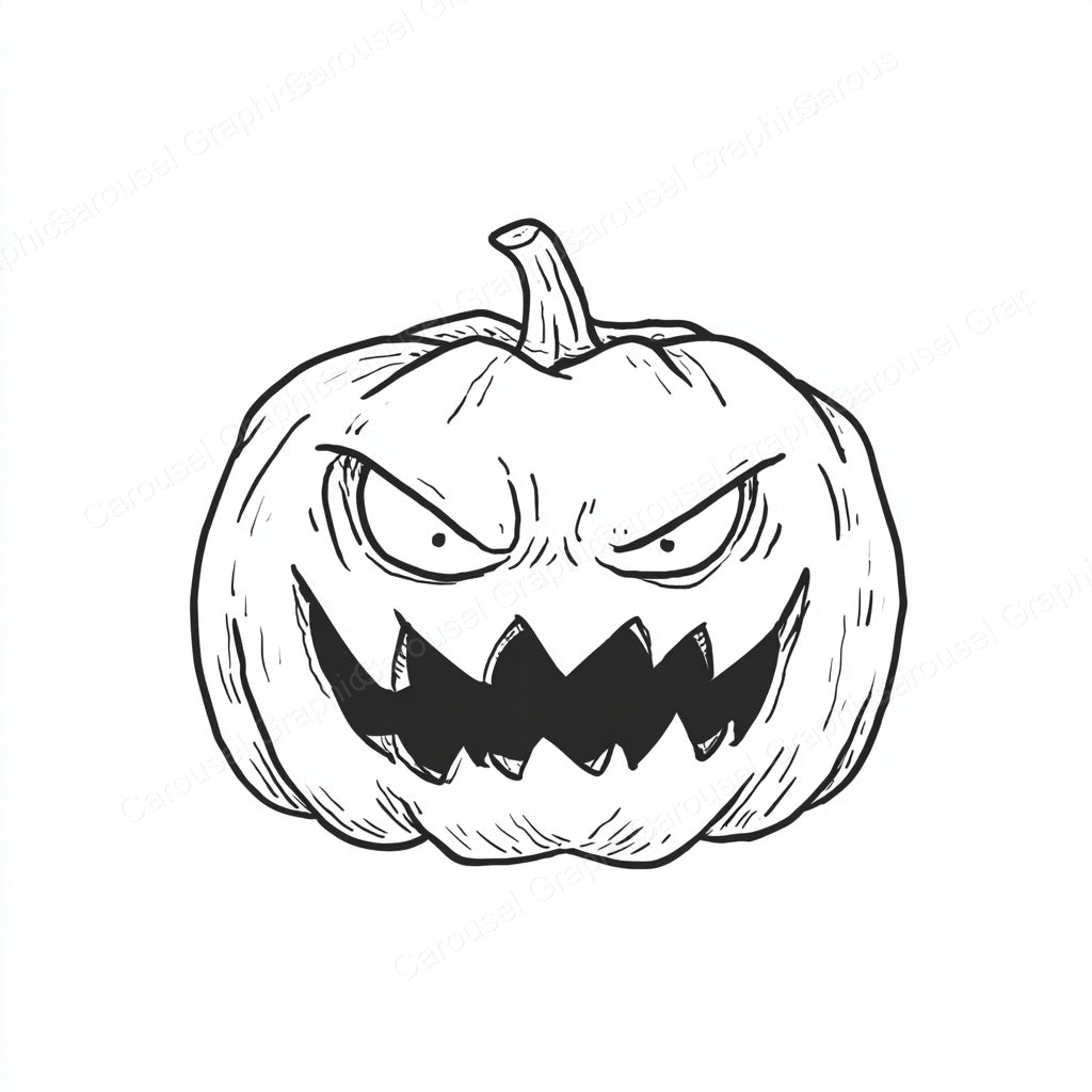 Jack-O-Lantern Vector Graphic preview