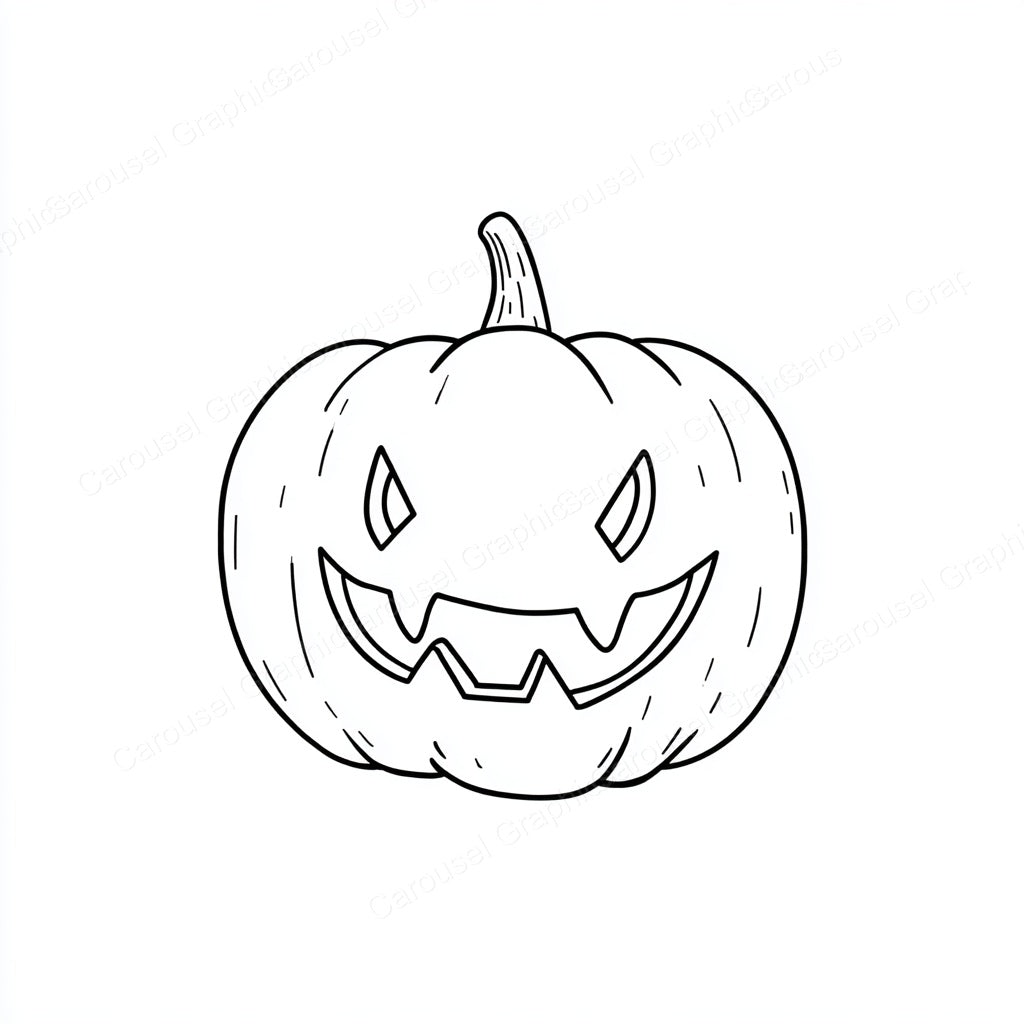 Jack-O-Lantern Vector Graphic preview