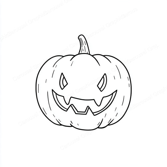 Jack-O-Lantern Vector Graphic preview