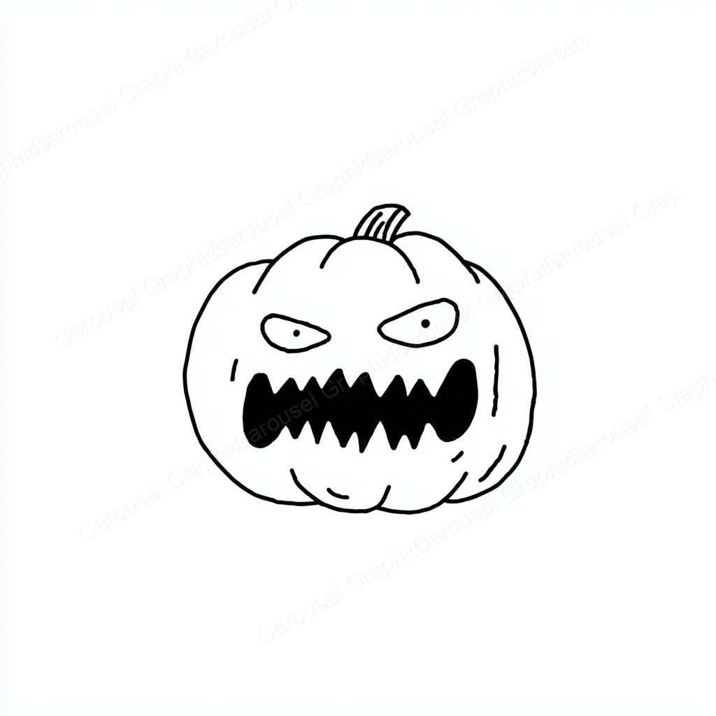 Jack-O-Lantern Vector Graphic preview