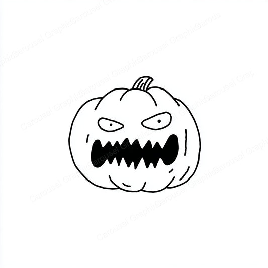 Jack-O-Lantern Vector Graphic preview