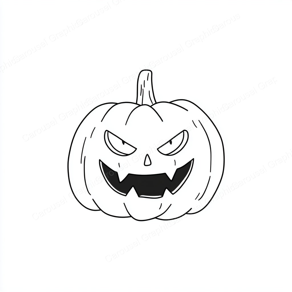 Jack-O-Lantern Vector Graphic preview