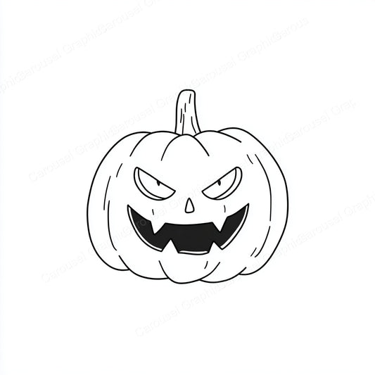 Jack-O-Lantern Vector Graphic preview