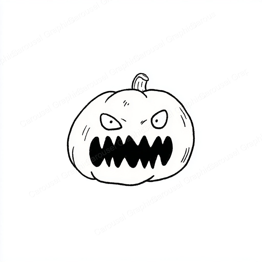 Jack-O-Lantern Vector Graphic preview