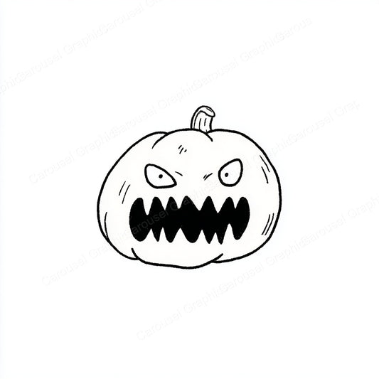 Jack-O-Lantern Vector Graphic preview