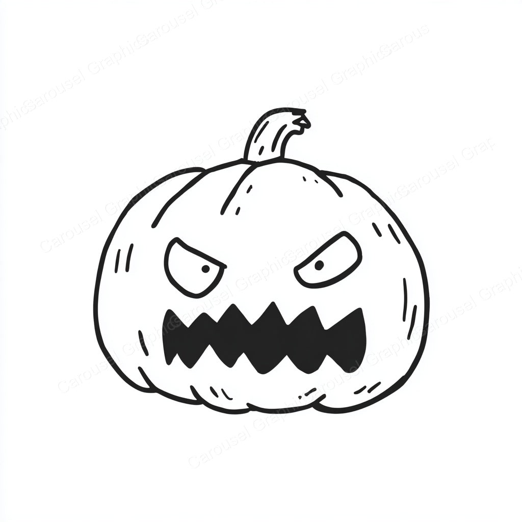 Jack-O-Lantern Vector Graphic preview