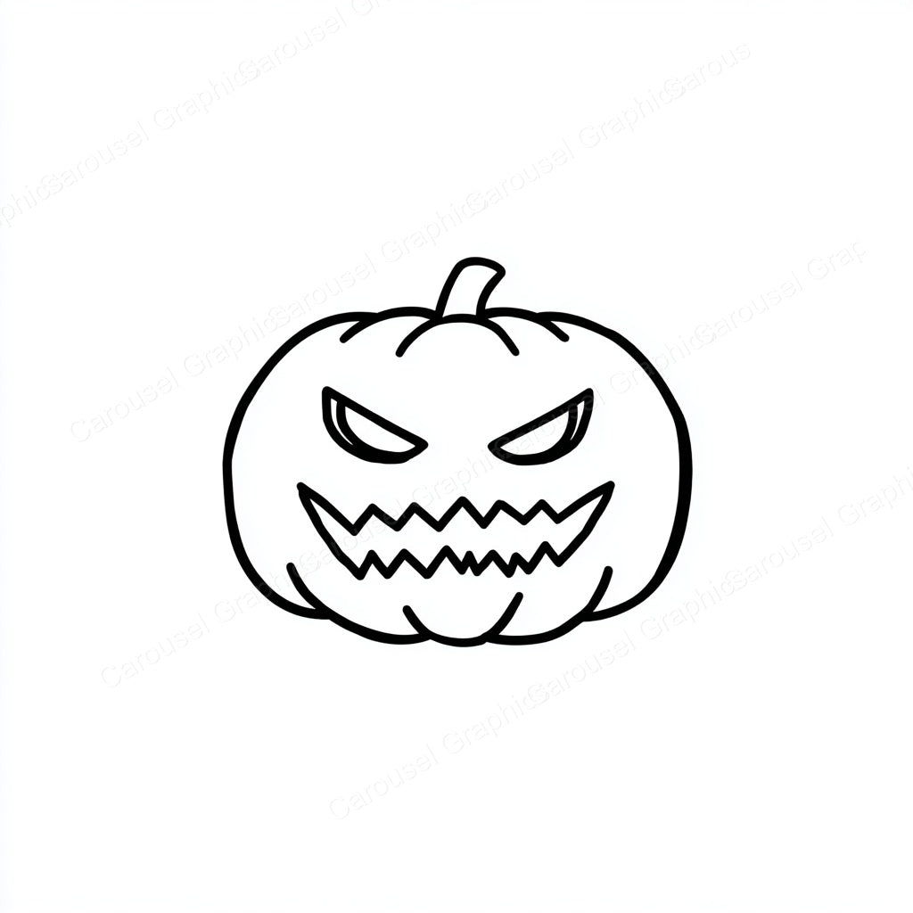Jack-O-Lantern Vector Graphic preview