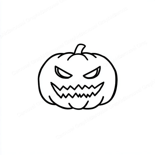 Jack-O-Lantern Vector Graphic preview