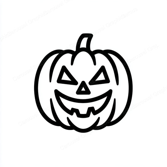 Jack-O-Lantern Vector Graphic preview