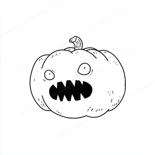 Jack-O-Lantern Vector Graphic preview
