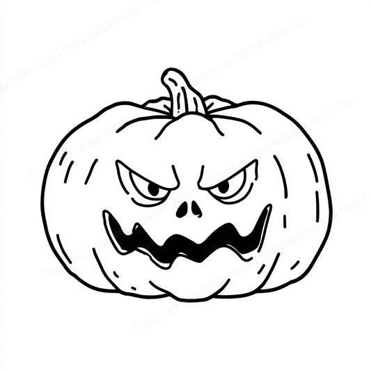 Jack-O-Lantern Vector Graphic preview