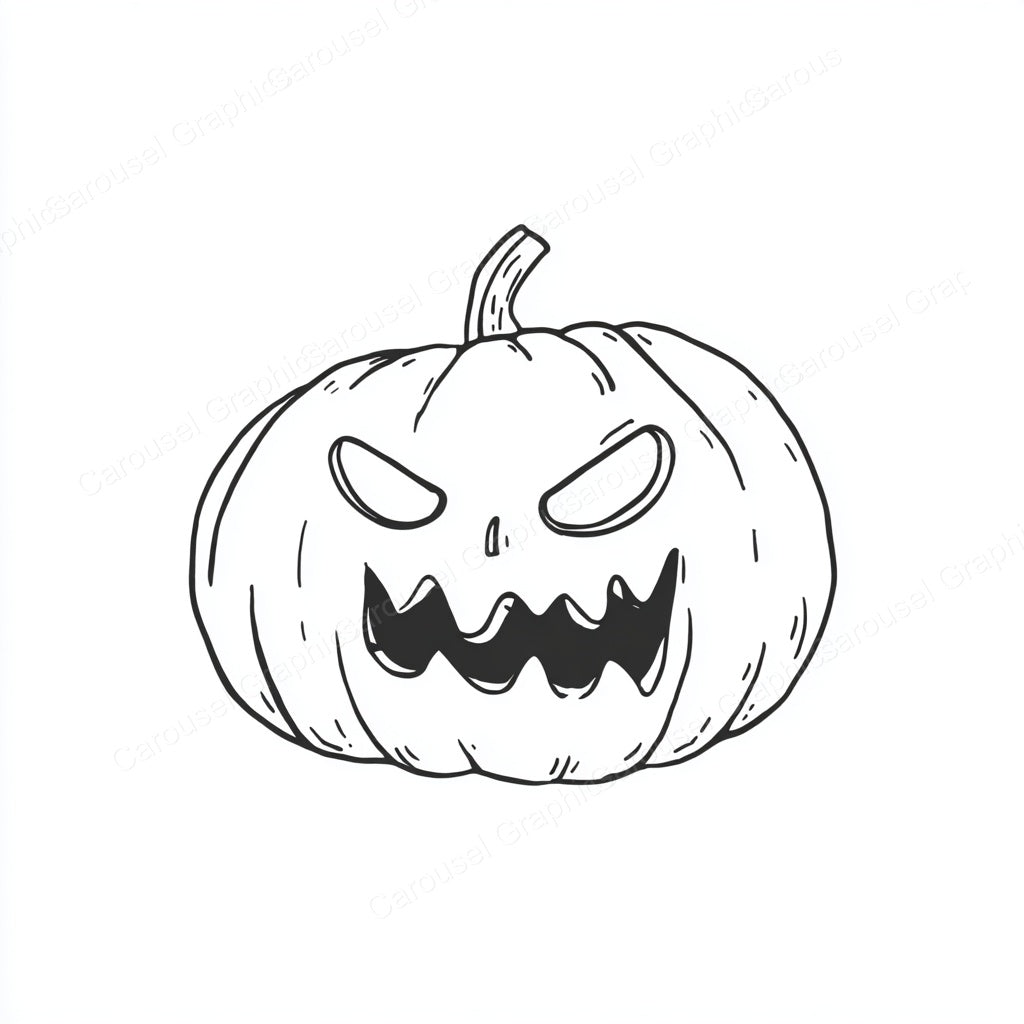 Jack-O-Lantern Vector Graphic preview