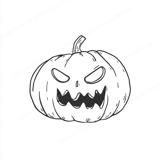 Jack-O-Lantern Vector Graphic preview