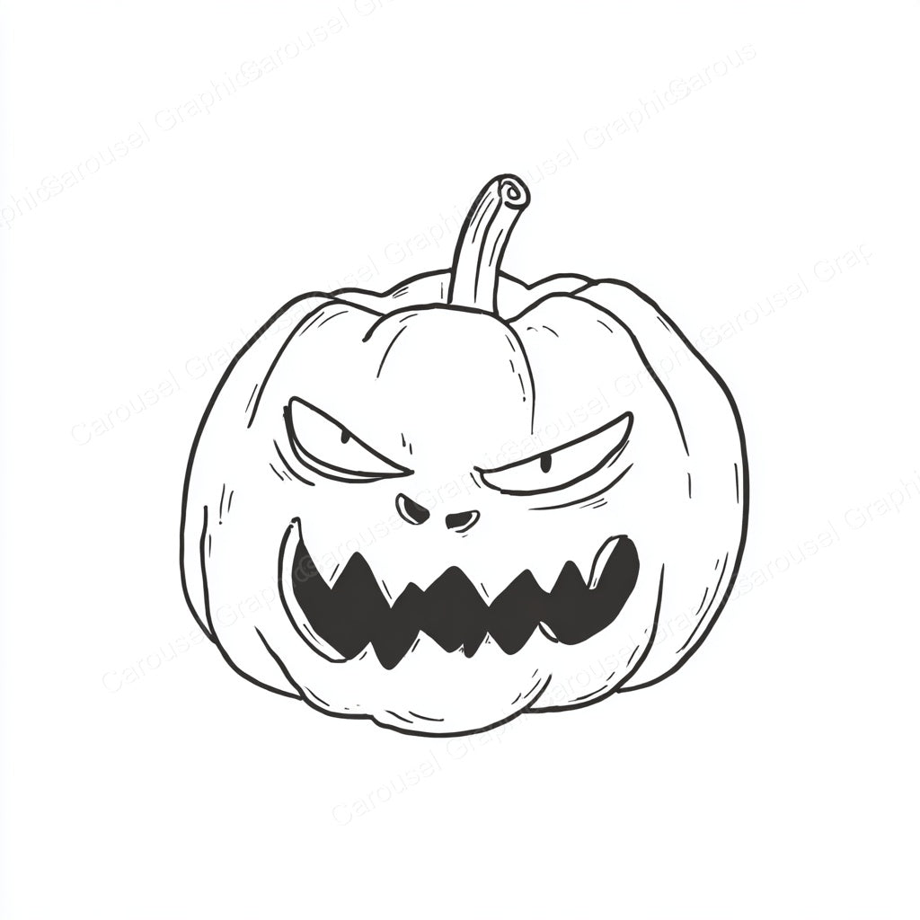 Jack-O-Lantern Vector Graphic preview
