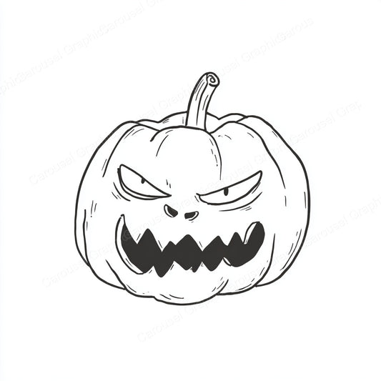 Jack-O-Lantern Vector Graphic preview