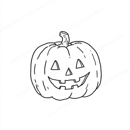 Jack-O-Lantern Vector Graphic preview