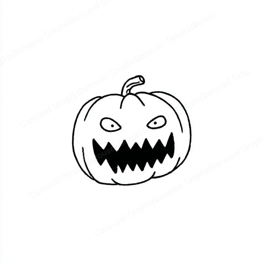 Jack-O-Lantern Vector Graphic preview