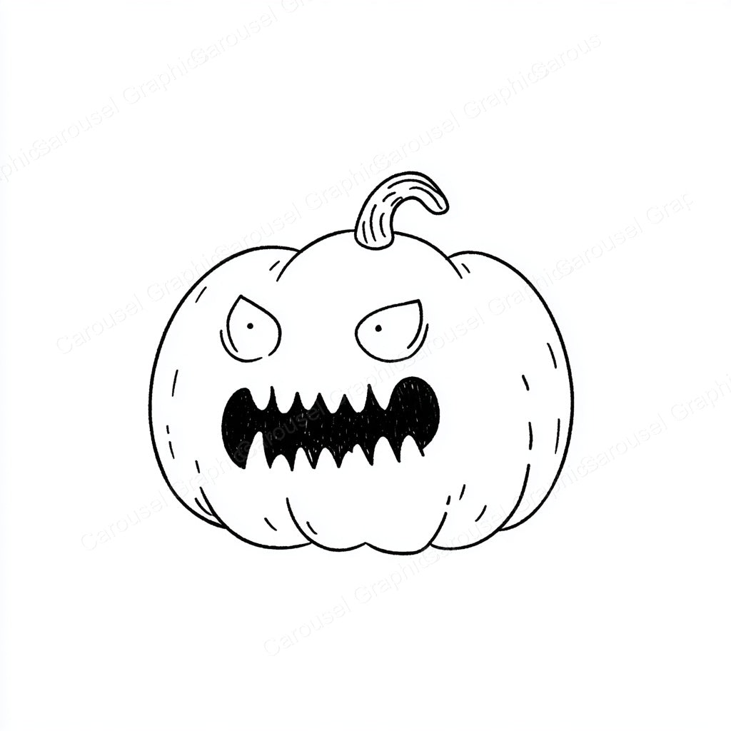 Jack-O-Lantern Vector Graphic preview