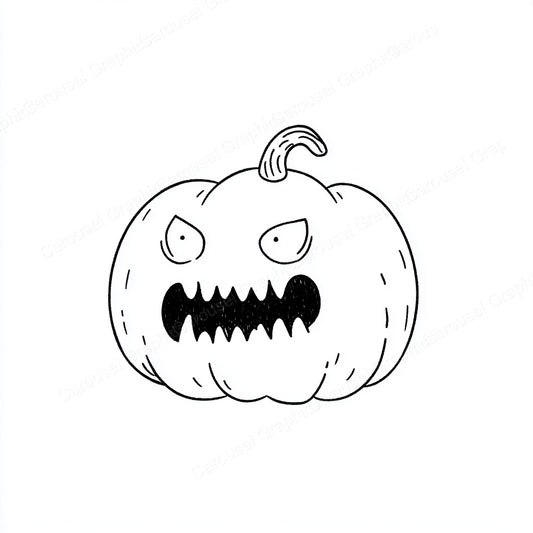 Jack-O-Lantern Vector Graphic preview