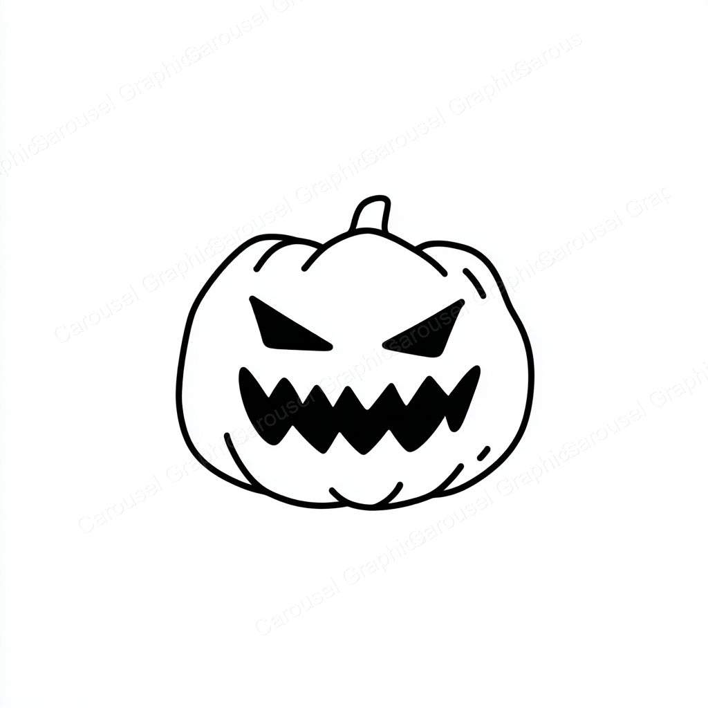 Jack-O-Lantern Vector Graphic preview