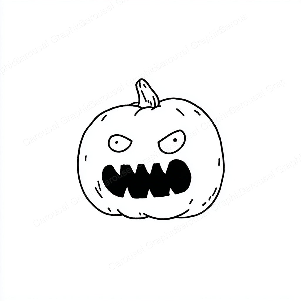 Jack-O-Lantern Vector Graphic preview