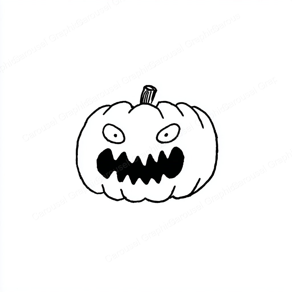 Jack-O-Lantern Vector Graphic preview