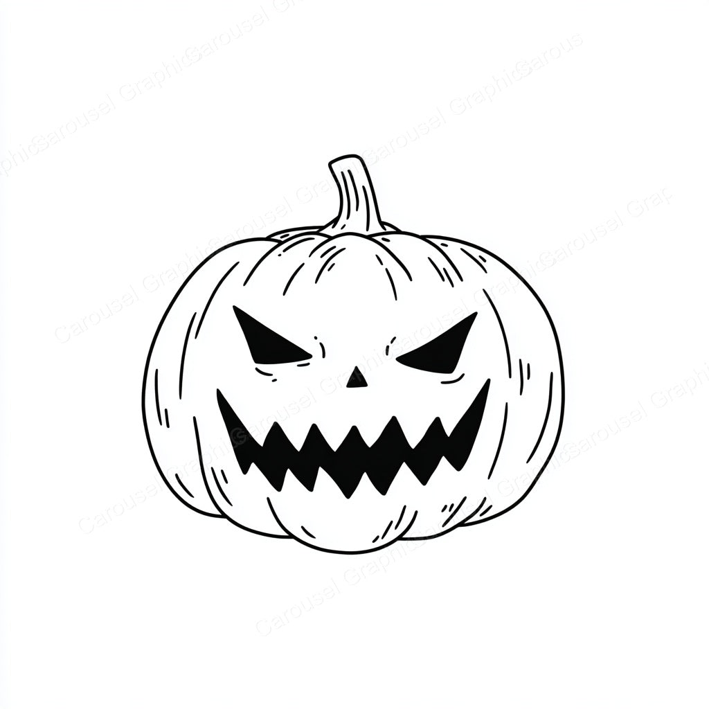 Jack-O-Lantern Vector Graphic preview